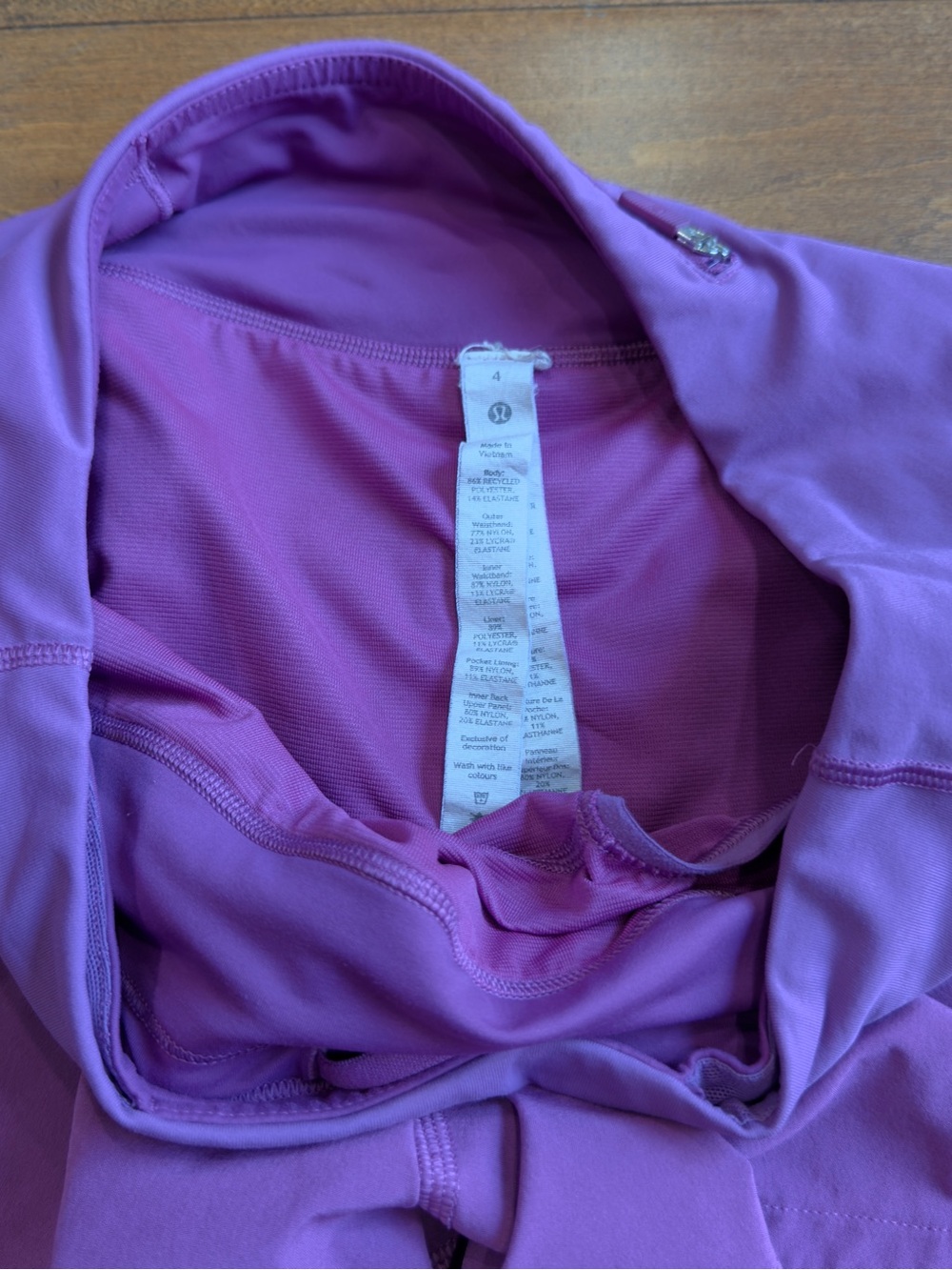 Lululemon athletica Hotty Hot Women's Magenta Athletic Shorts - Picture 6 of 9